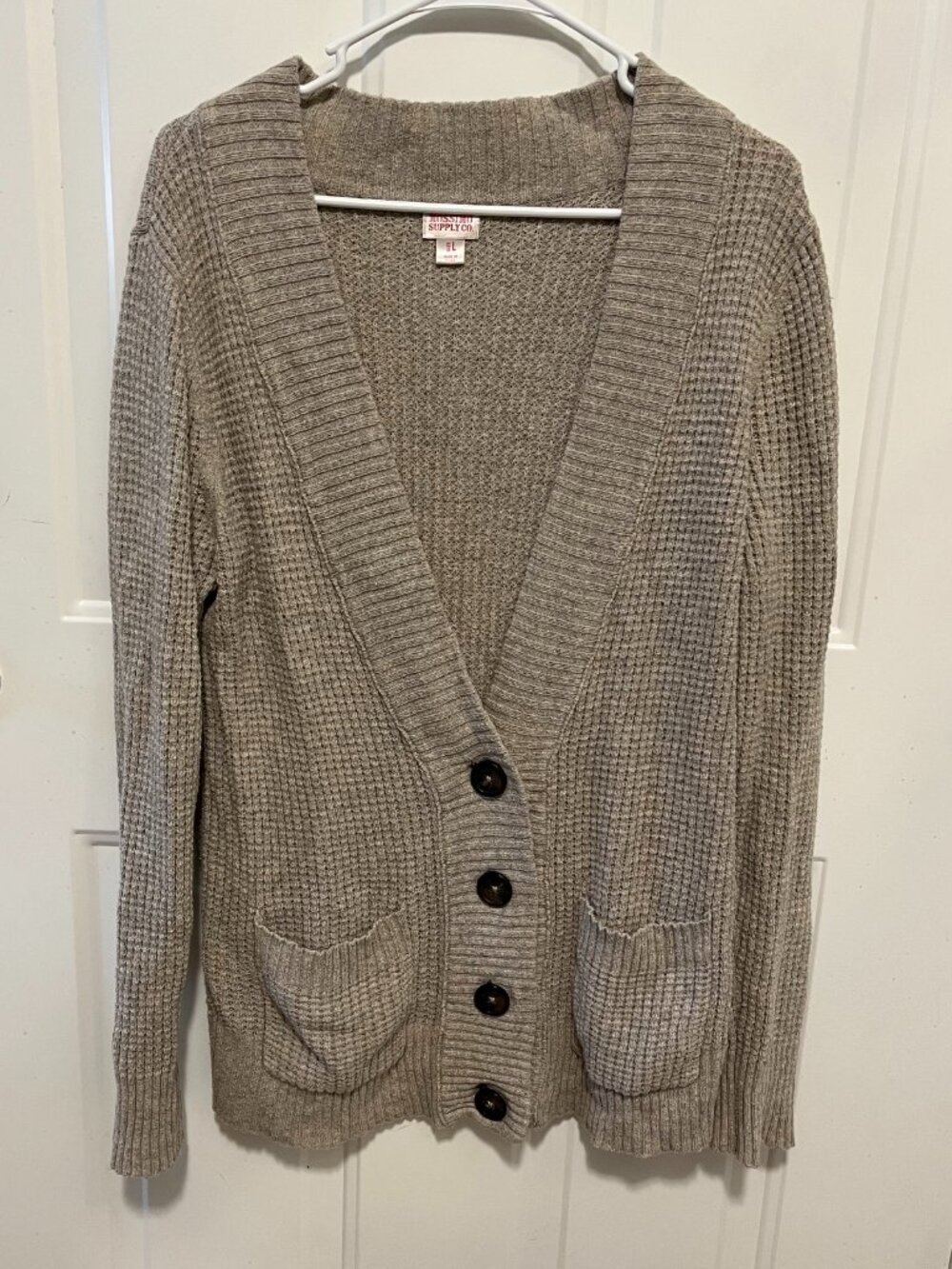 Mossimo Supply Co. - Knit Button Down Long Sleeve Sweater - Size: Large
